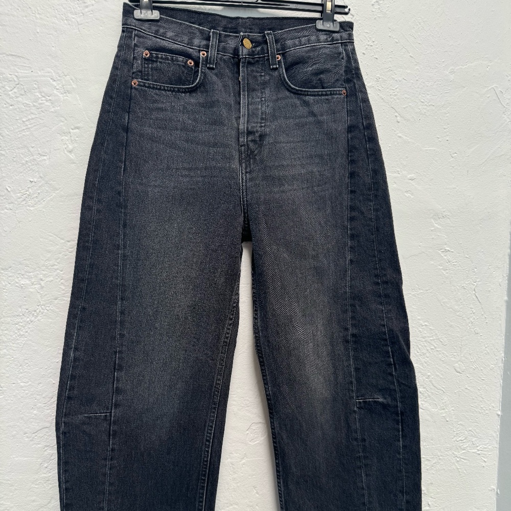 BSides B Sides Plein Lasso Jean Stil Black SLOUCH -- Raw Hem Size 27